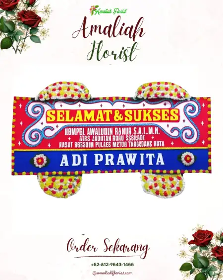 Papan Bunga Ucapan Selamat Sekupang